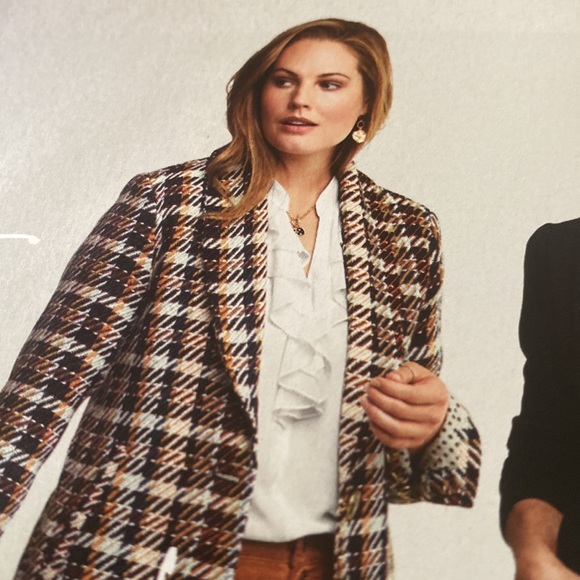 New cabi portrait blouse white medium 3979 - Picture 2 of 2